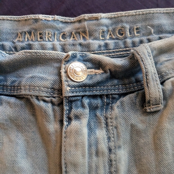 American Eagle High Rise Cutoff Denim Shorts | Size 6 - Picture 2 of 5